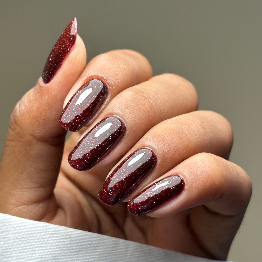 Bonfire gel colour swatch